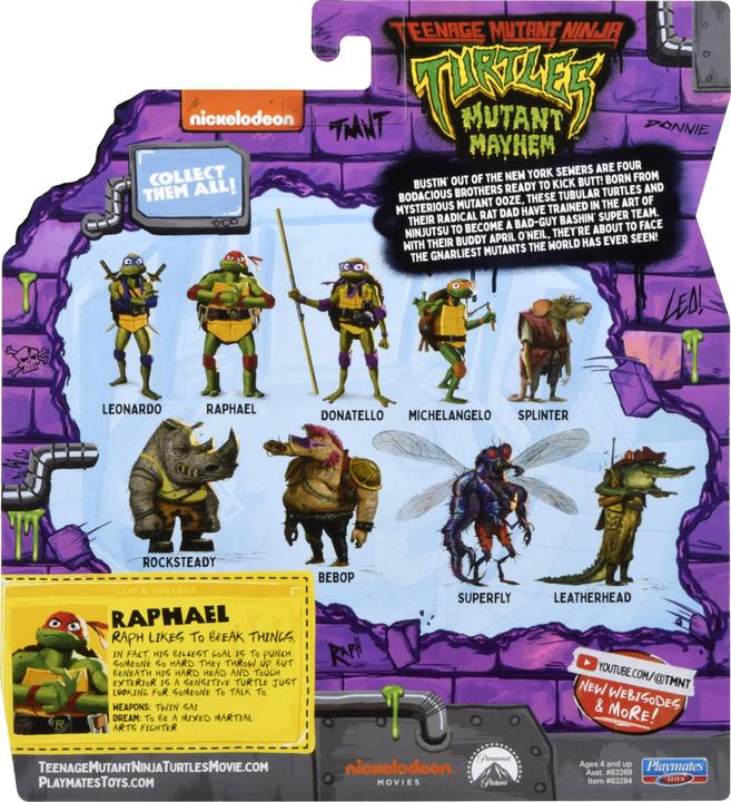 Produktbild Playmates Teenage Mutant Ninja Turtles - Raphael