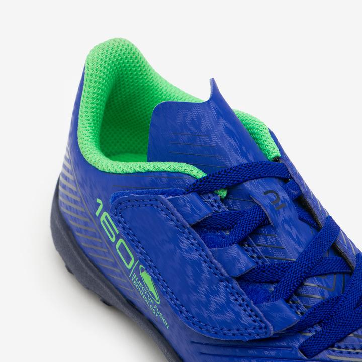 Immagine prodotto Kipsta Scarpe da calcio da bambino con chiusura a velcro - 160 Easy Turf blu (32)