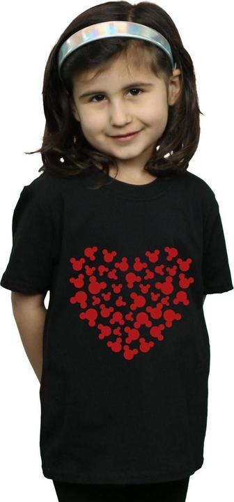 Image du produit Disney - T-shirt MICKEY MOUSE HEART SILHOUETTE - Fille (152, 158)
