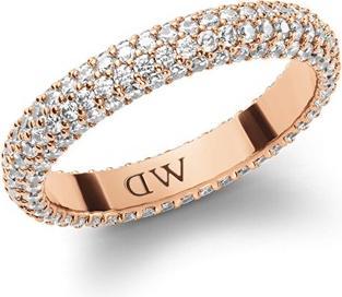 Daniel Wellington - Shimmering Bronze Ring with Pavé Crystals DW0040062 - Circuit: 66 mm (66)