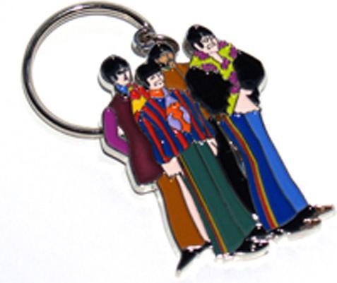 Produktbild Rock Off The Beatles Metall Schlüsselanhänger Characters