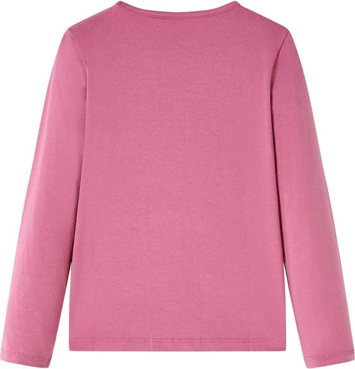 Actual product image VidaXL Children's long-sleeved shirt raspberry pink 116,Material: 95 (116)