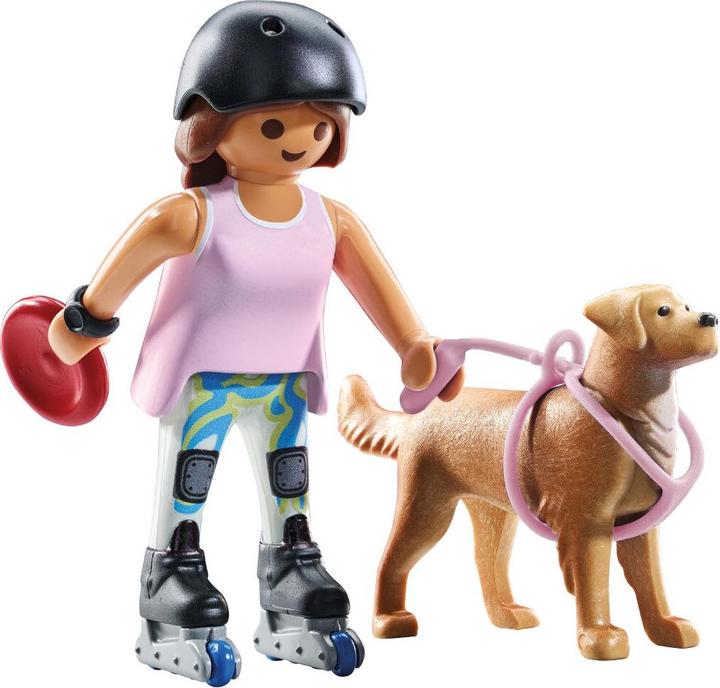 Immagine prodotto Playmobil 71739 Inliner con retriever (71739, Playmobil City Life)