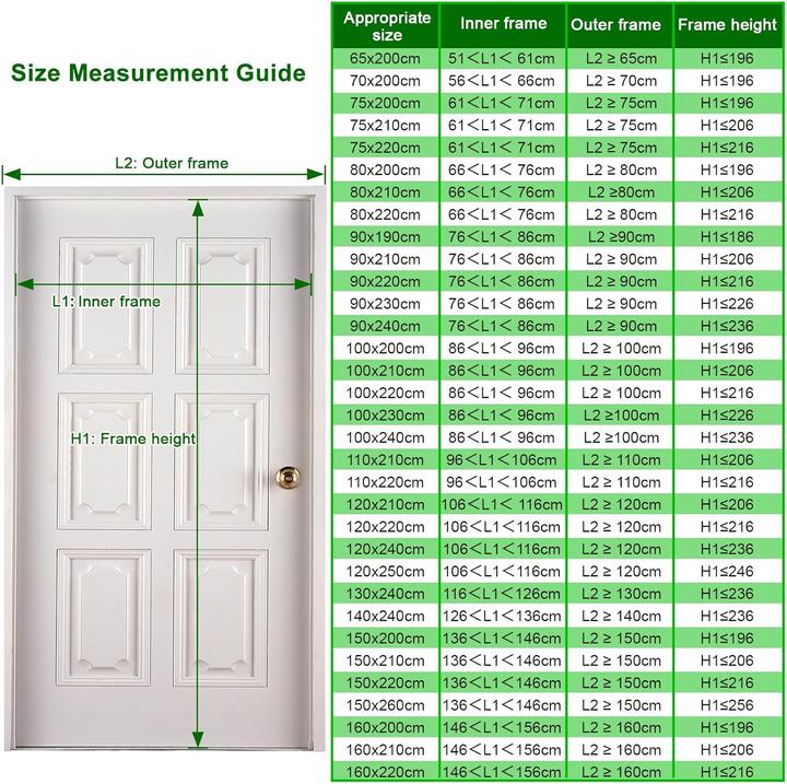 Image du produit Mara Vital Protection magnétique contre les insectes pour porte de terrasse, installation adhésive (210 x 90 cm)