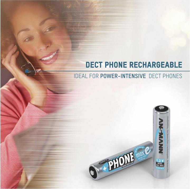 Image du produit Ansmann AAA (2 pcs, AAA, 800.80 mAh)