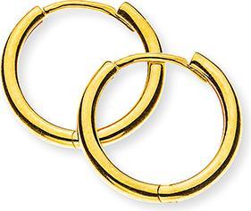 Produktbild Natsumi Schmuck Creolen Gelbgold 18K/750 Ø 14.8mm Rund (750/18 K Gelbgold)
