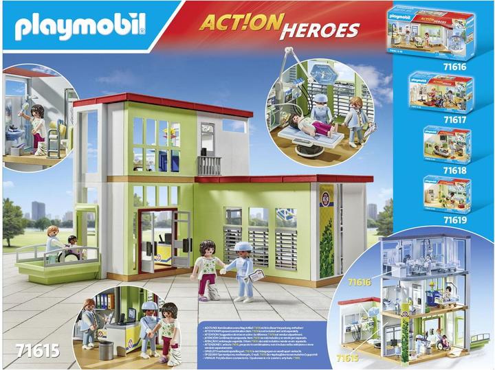 Productafbeelding Playmobil Modern ziekenhuis (71615, Playmobil Actie Helden)