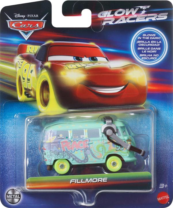 Actual product image Mattel Αυτοκινητάκι Disney Pixar Cars Glow Racers Fillmore 3+ Ετών HPG80