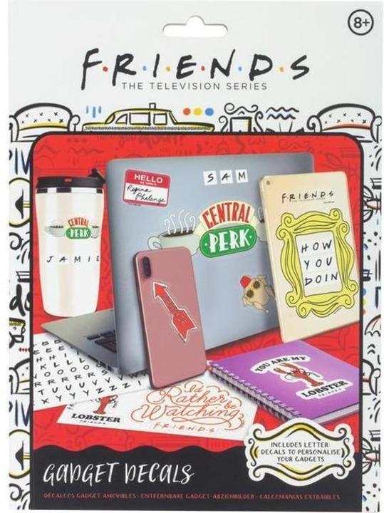 Produktbild Motivsticker Friends 4 Blatt, Motive und Buchstaben