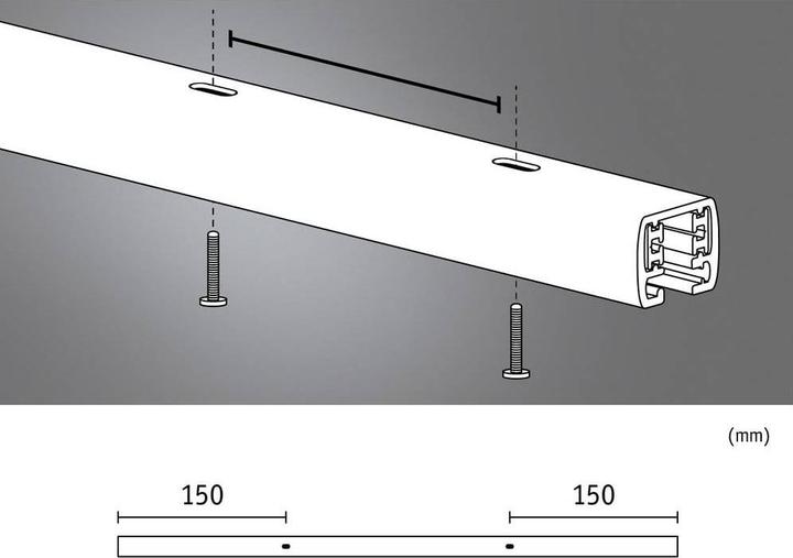 Actual product image Paulmann URail rail