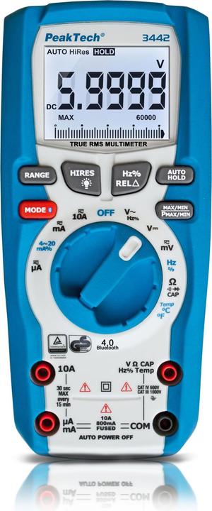 Peaktech P 3442 True RMS digitale multimeter (CAT IV 600V, CAT III 1000V)