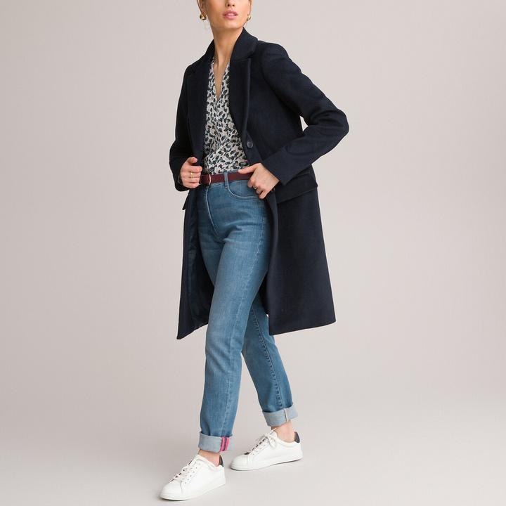 Actual product image Anne Weyburn Half-length coat with button fastening (36)