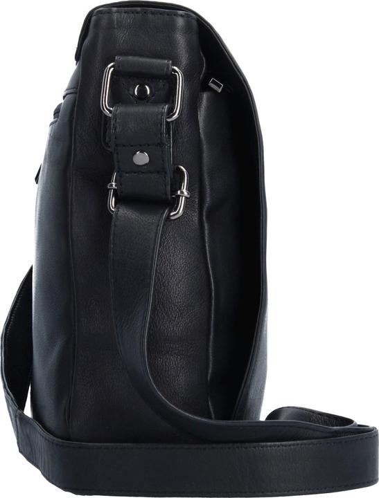 Produktbild Greenland Nature Black Nappa Messenger Leder 38 cm (8 l)