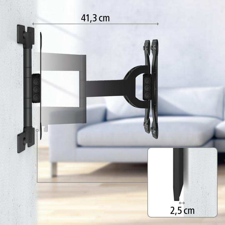 Produktbild Hama Fullmotion Ultraslim (Wand, 65", 30 kg)