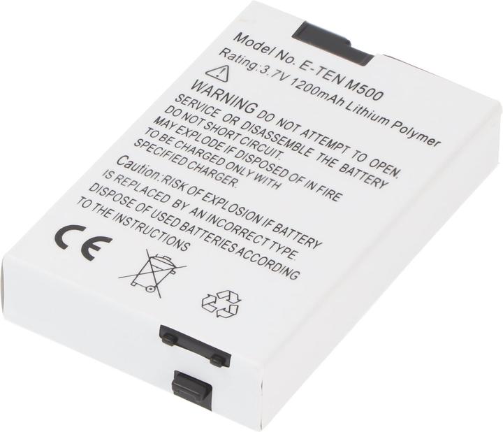 Actual product image AccuCell Battery Typhoon MyGuide E-TEN M500, M600