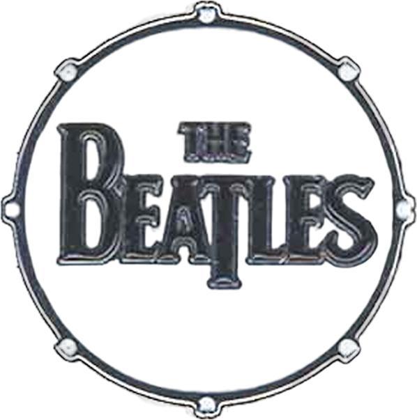 Actual product image The Beatles Drum Logo Badge