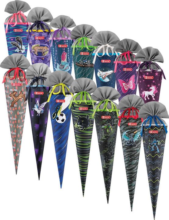Produktbild Step by Step Schultüte,mit eingenähtem Bändchen (66.50 cm, 1 x)
