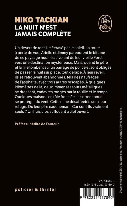 Produktbild La nuit n'est jamais complète (Französisch, Tackian Nicolas, 2024)