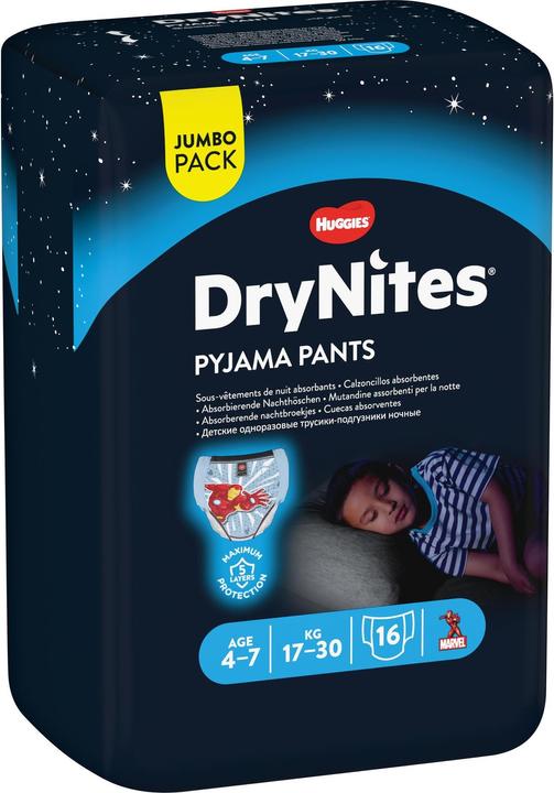 Immagine prodotto Huggies Pannolini da notte (Dimensione M, Pacco trasportabile, 64 Pezzo/i)