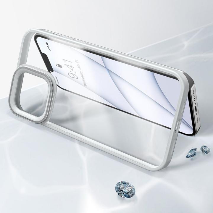 Image du produit Baseus Crystal Phone Case For iP 6.1 Pro inch 2021 French grey (Apple iPhone 13 Pro)