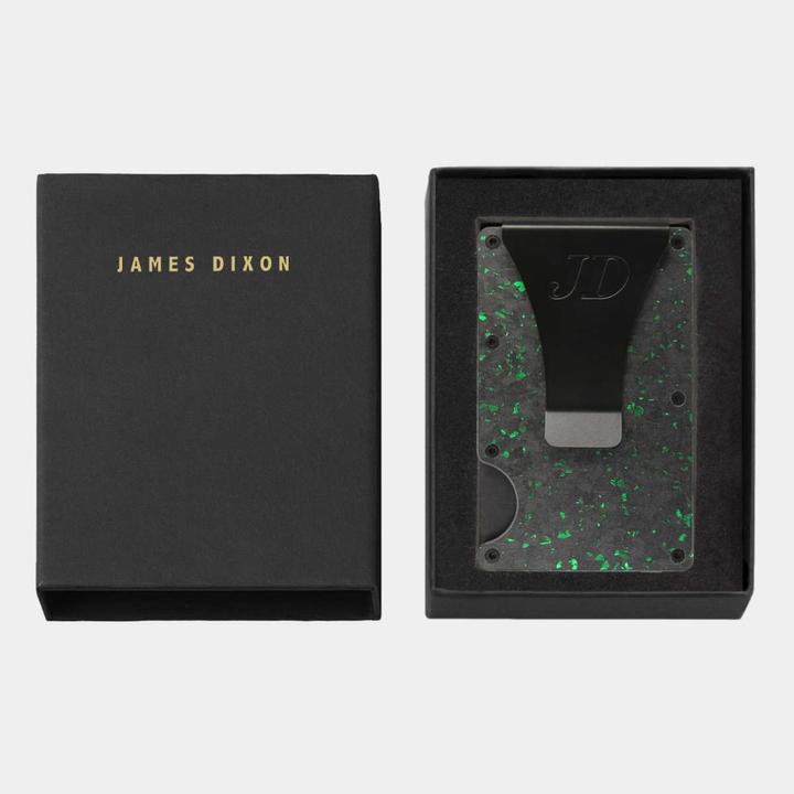 Immagine prodotto James Dixon Carbonio forgiato - Nero opaco verde - Fermasoldi