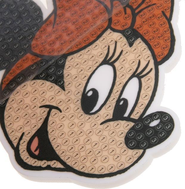 Actual product image Craft Buddy Minnie Mouse, Crystal Art backpack pendant