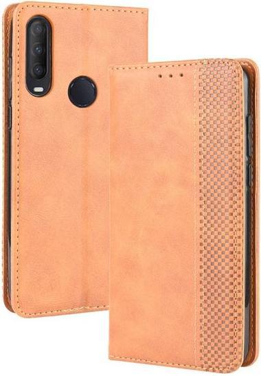 Produktbild MU Classic Retro Leder Bookcover Series (Alcatel 1S (2020), Alcatel 3X (2020))