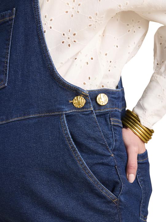 Image du produit Envie de Fraise Weite Umstands-Latzhose aus waterless-Denim (44)