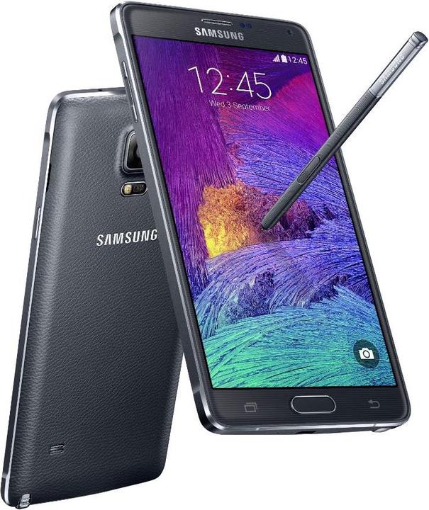 Produktbild Samsung Galaxy Note 4 (32 GB, Charcoal Black, 5.70", Single SIM, 16 Mpx, 4G)
