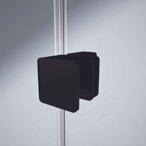 Produktbild Hüppe Xtensa pure Walk-In Gleittür 1teilig, mit festem Segment, Breite:180cm, Anschlag rechts, Que (211 cm, 108 cm, 22 cm)