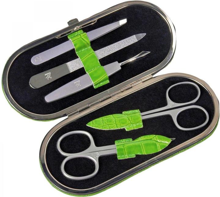 Actual product image Sacher TF200R.1024 - 5-piece manicure case manicure set apple leather