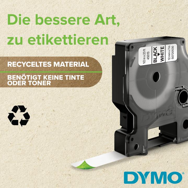 Produktbild Dymo S0720850 Standardband (1.90 cm, Weiss, Rot)