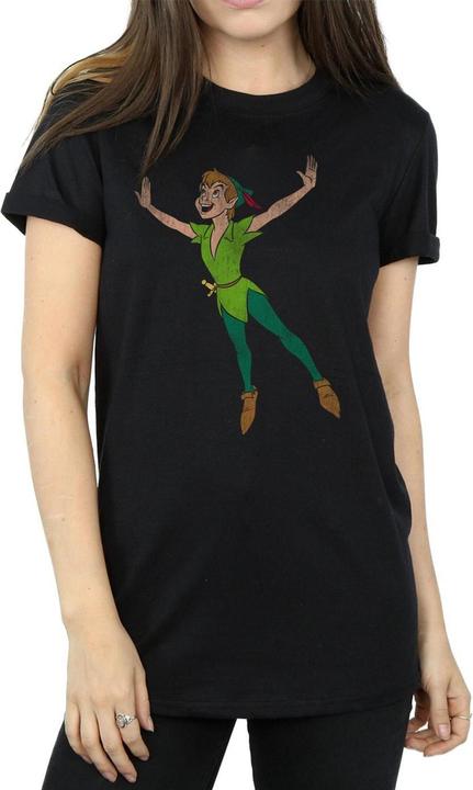 Actual product image Disney Womens/Ladies Classic Flying Cotton Boyfriend T-Shirt (S)