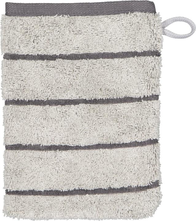 Actual product image Cawö Wash mitt Balance Doubleface 16 x 22 cm, platinum