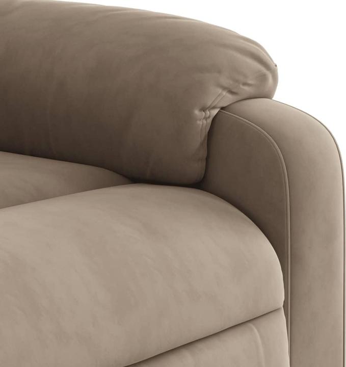 Image du produit VidaXL Fauteuil de massage Taupe Tissu microfibre,Couleur : Taupe,Matériau