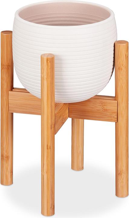 Image du produit Relaxdays Support pour plante de bambou, réglable