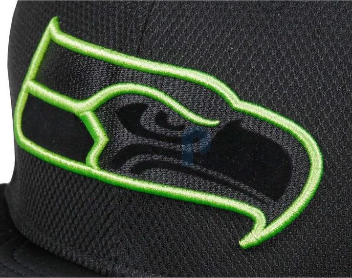 Actual product image New Era NFL - Seattle Seahawks - Diamond Prene 59Fifty Cap Black 7 3/8 (56)