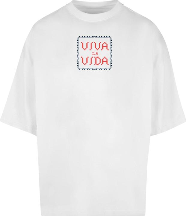 Merchcode Frida Kahlo - Pixels viva la vida Huge Tee - 117215 (M)