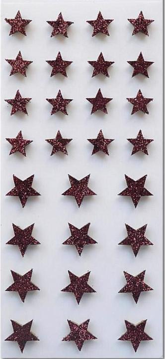 Immagine prodotto Rössler Stelle adesive di Natale 1 foglio, rosso