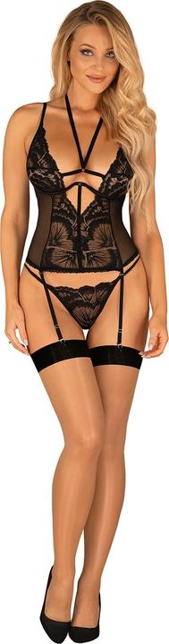Image du produit Obsessive 2 pc Suspender-set Alessya - black (M/L)