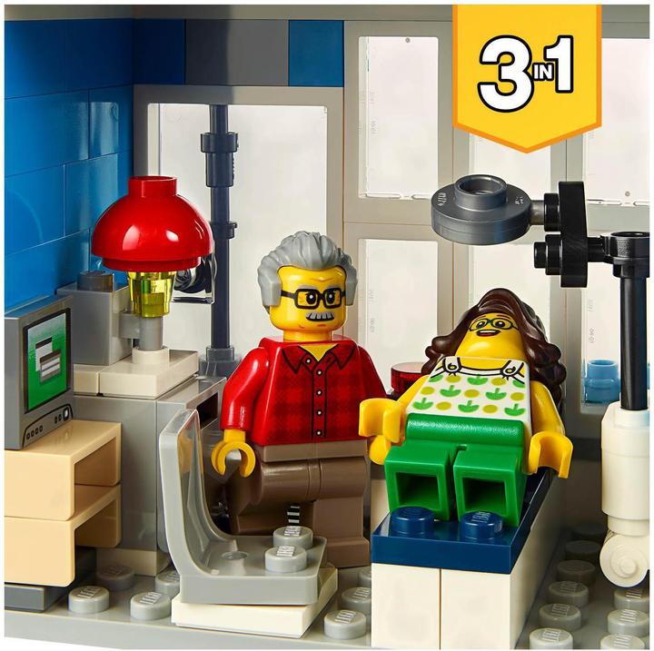 Image du produit LEGO Maison de ville avec animalerie Café (31097, LEGO Creator 3-in-1)