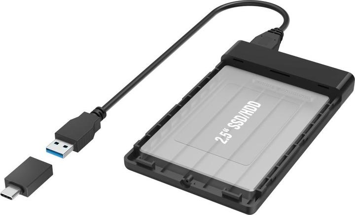 Image du produit Hama Boîtier de disque dur USB pour disques durs SSD et HDD 2.5 (2.5")