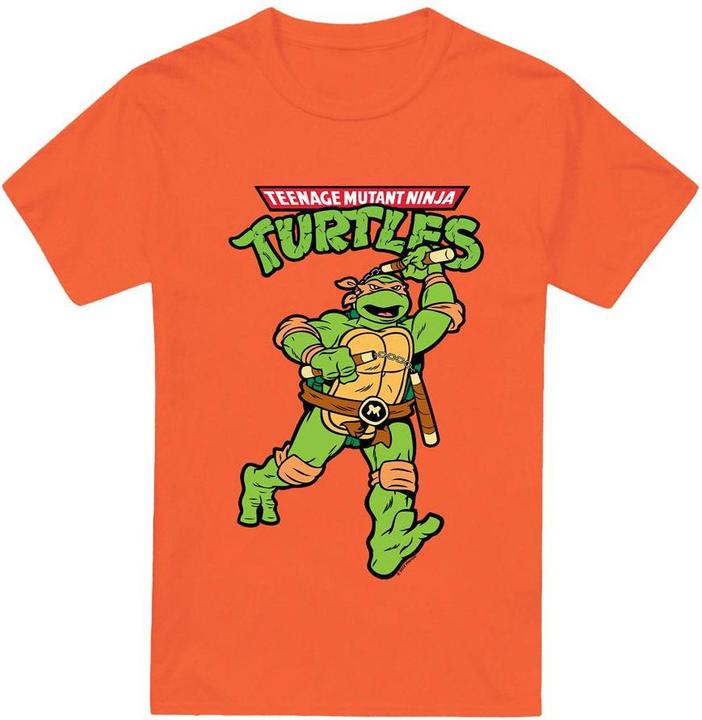 Immagine prodotto Teenage Mutant NT Maglietta Michelangelo Retrò Uomo (4XL)