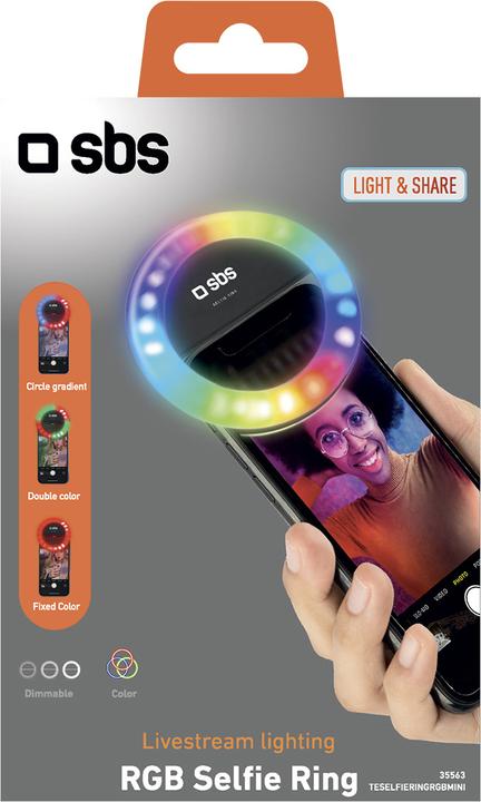 Actual product image SBS Multicolour Selfie Ring Light