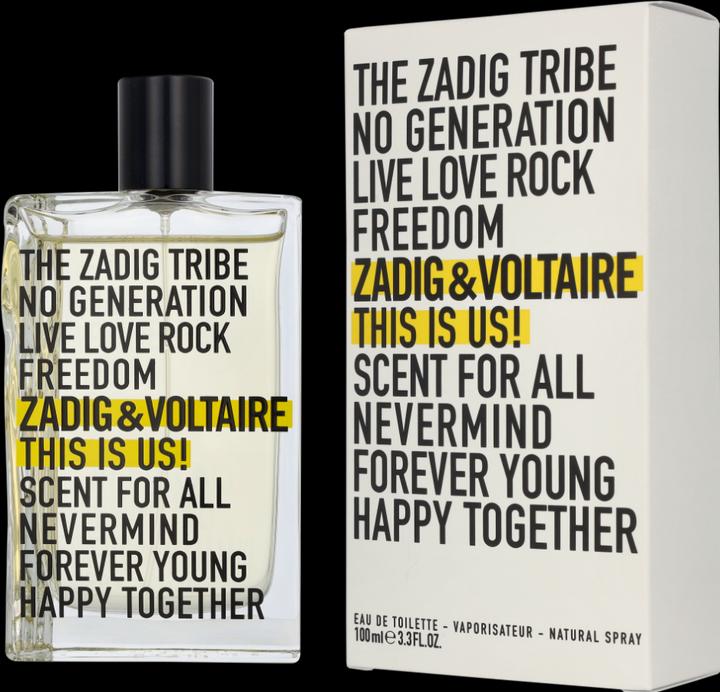 Nutritional values and ingredients Zadig & Voltaire This is Us! - Eau de Toilette (Eau de toilette, 100 ml)