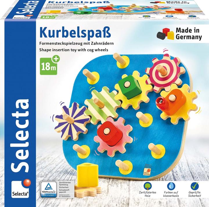 Actual product image Selecta Spielzeug Cranking Fun (German, French, Italian, English)