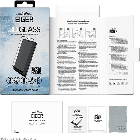 Image du produit Eiger Mountain Glass Clear Edge (1 pièce(s), Samsung Galaxy A22 5G)