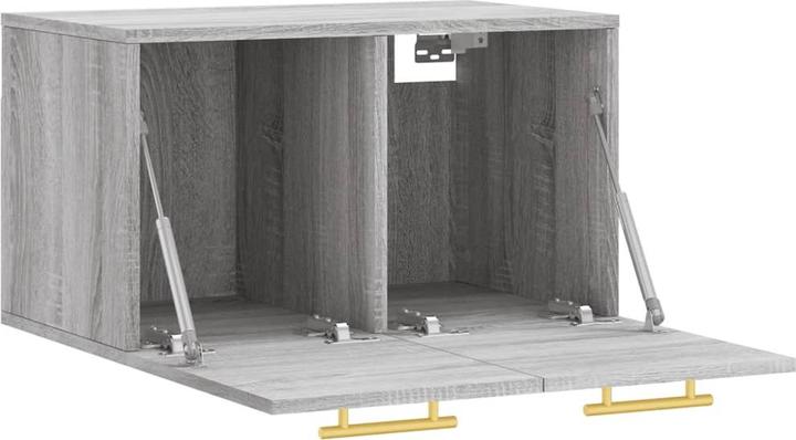 Produktbild VidaXL Wandschrank Grau Sonoma 60x36,5x35 cm Holzwerkstoff (60 x 36,5 x 35 cm)