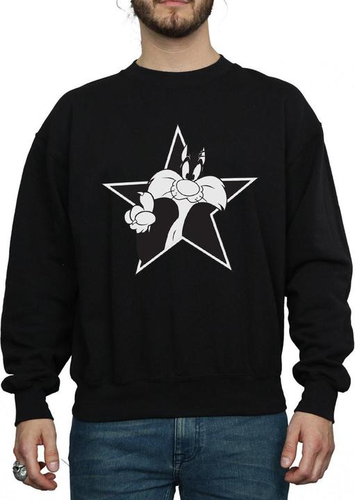 Looney Tunes Sylvester Mono Star Sweatshirt (XL)