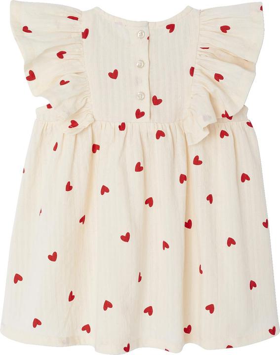 Vertbaudet Mädchen Baby Kleid aus Seersucker